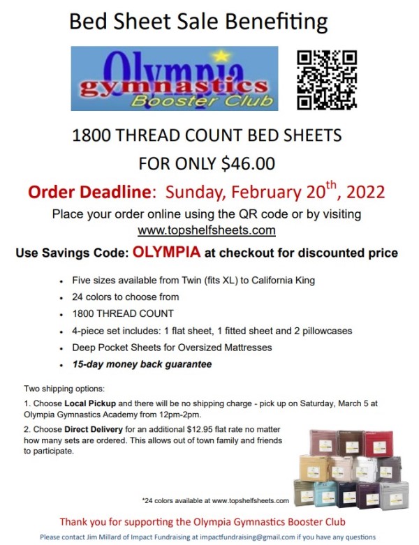 Bed Sheet Fundraiser